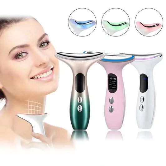 EMS LED Firming Chin Face Neck Beauty Device